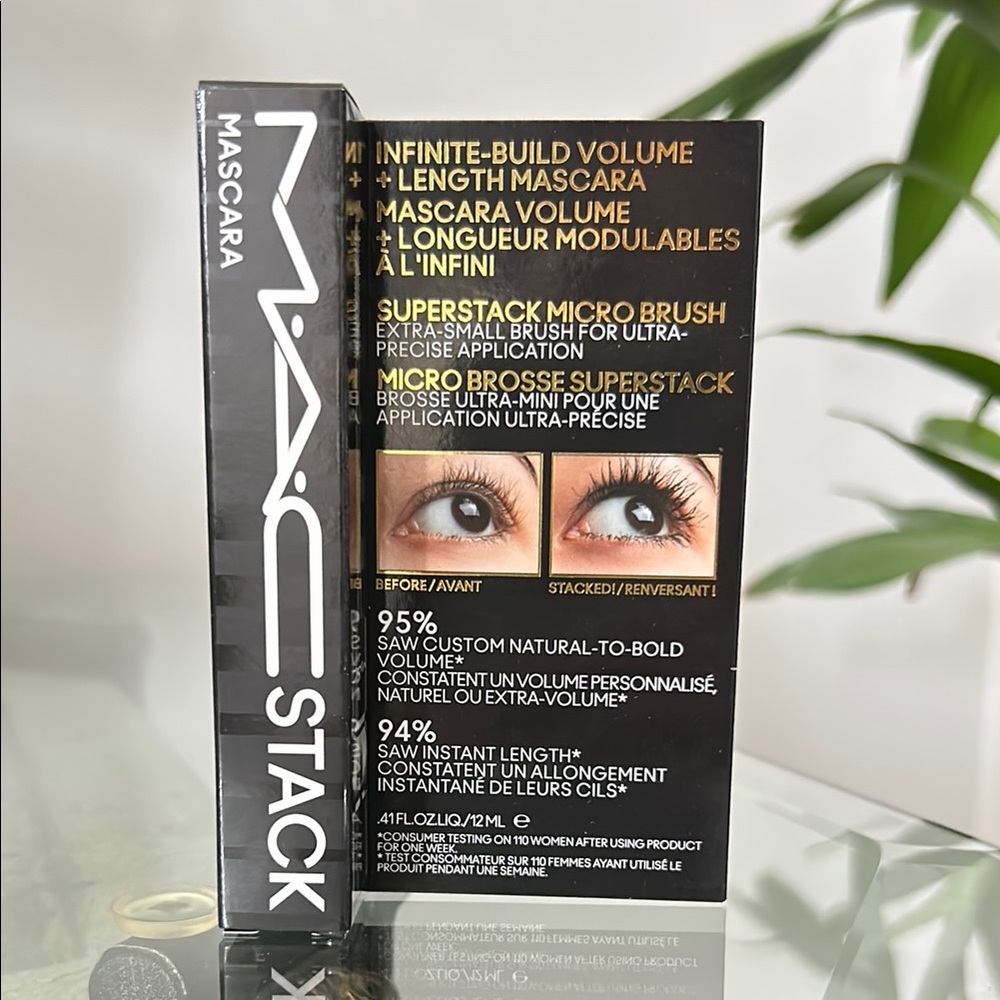 MAC Stack Microbrush Volumizing and Lengthening Mascara